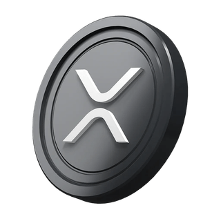 Elemento della moneta XRP Ripple nel materiale introduttivo dedicato alle crypto